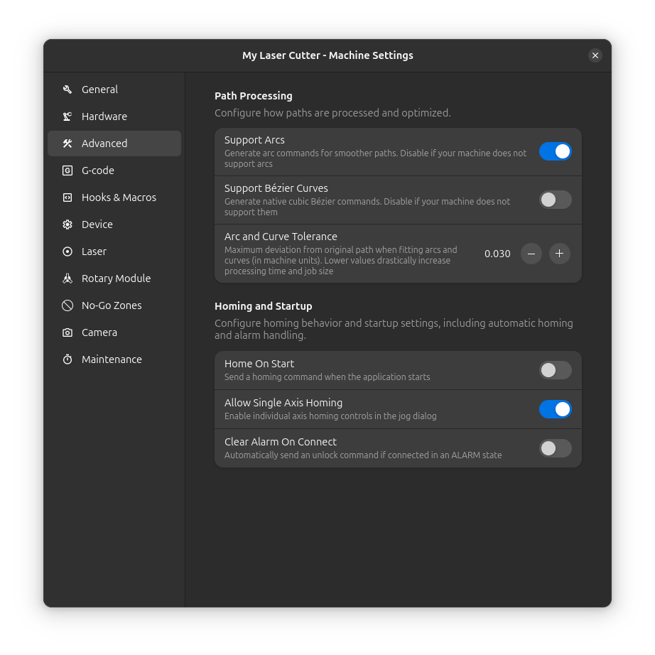 Розширені налаштування